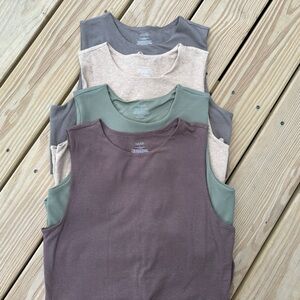 Four Nuuds Classic Crew Tank Bodysuit